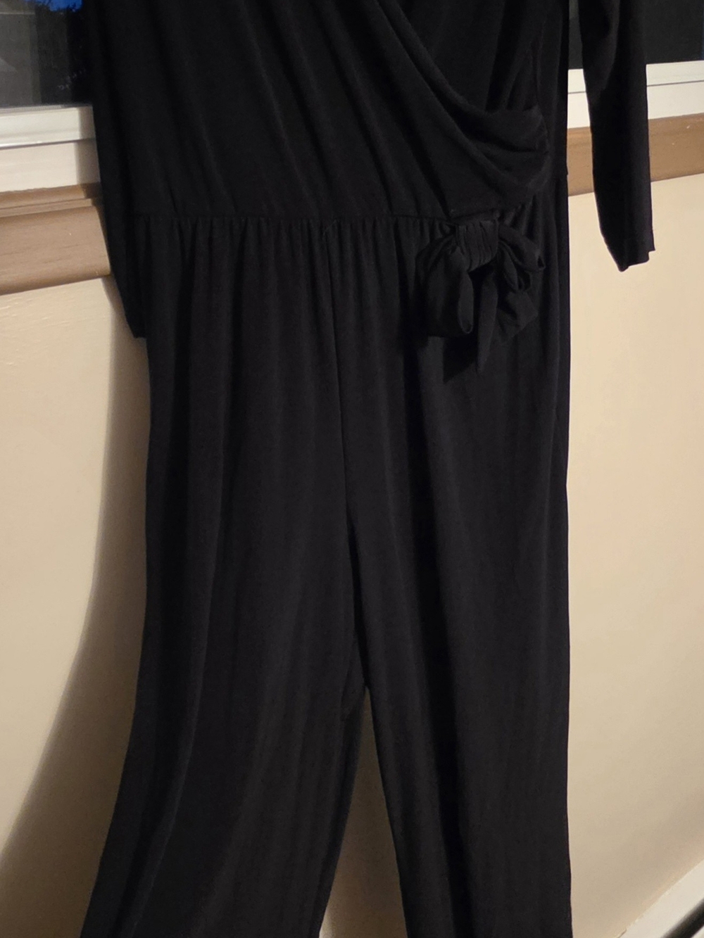 Annalee + Hope Black Long-Sleeve Jumpsuit with Side Tie